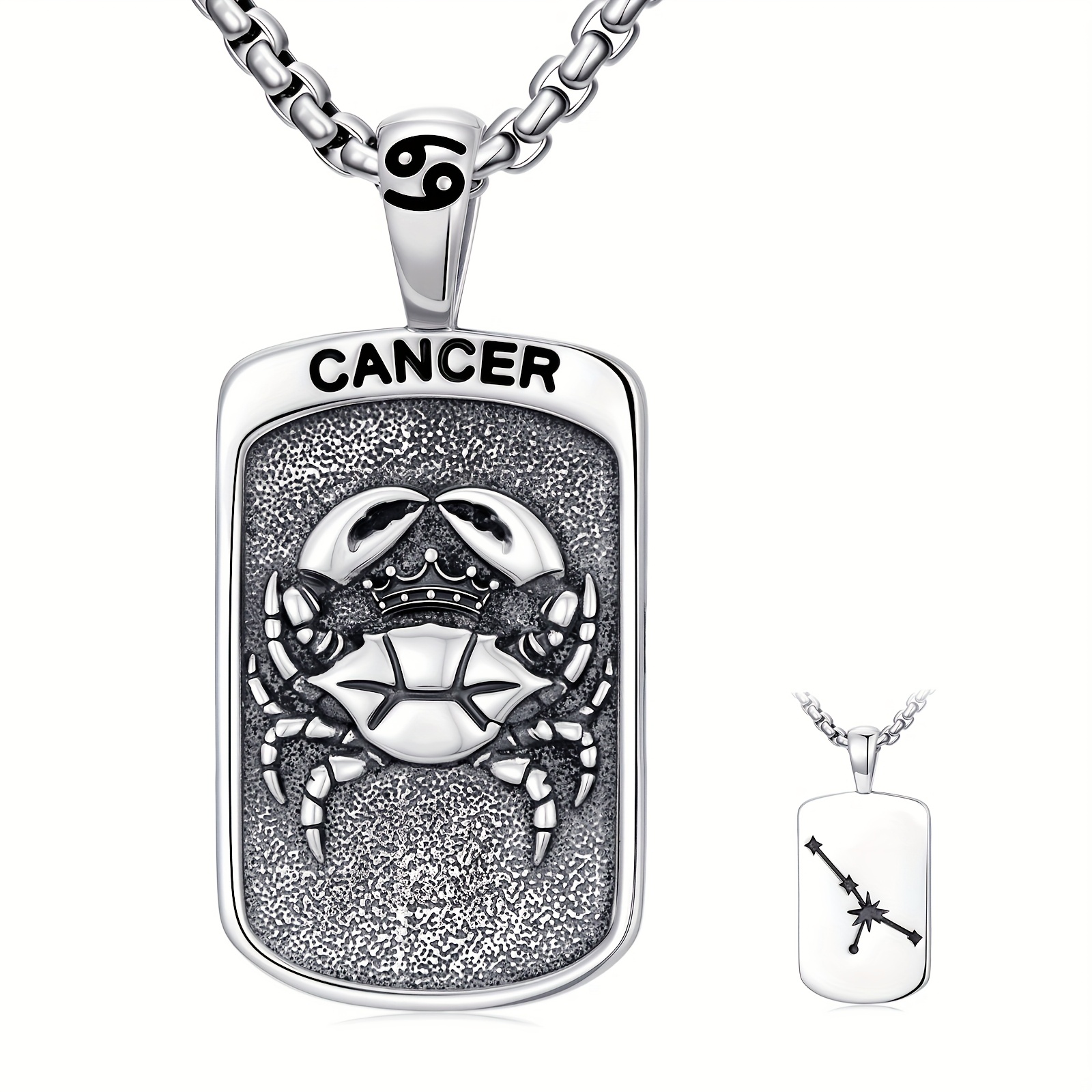 Women's 925 Sterling Silver Zodiac Constellation Necklace